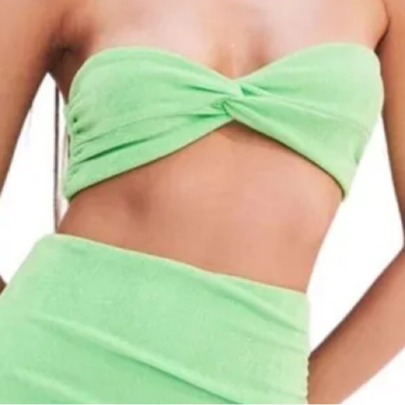 SER.O.YA Julia Vaca Runch Skirt&Bandeau Top Matching Set - Picture 6 of 7